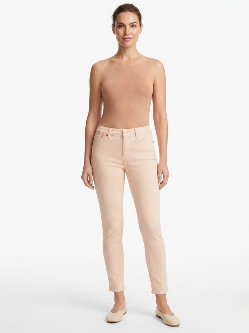 LC Lauren Conrad Women's Light Pink Skinny Jeans
